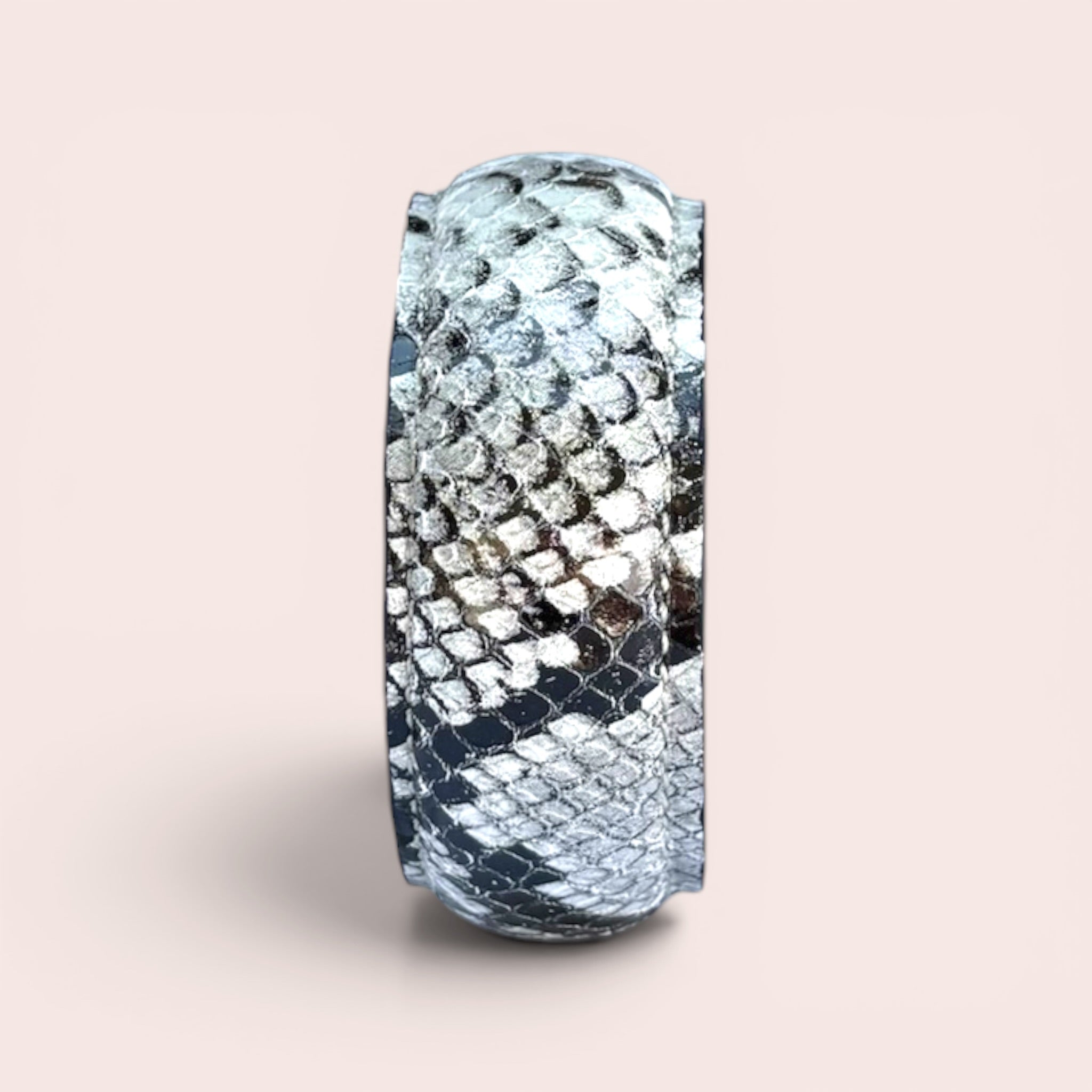 JONC DUA serpent ivoire gris noir