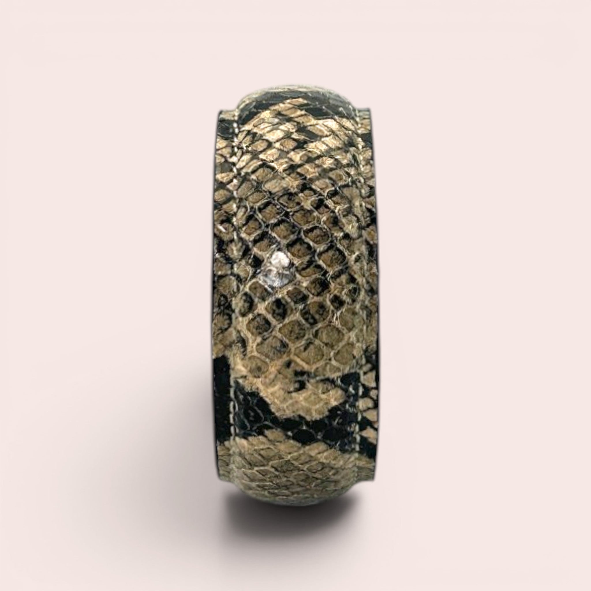 JONC DUA serpent taupe noir