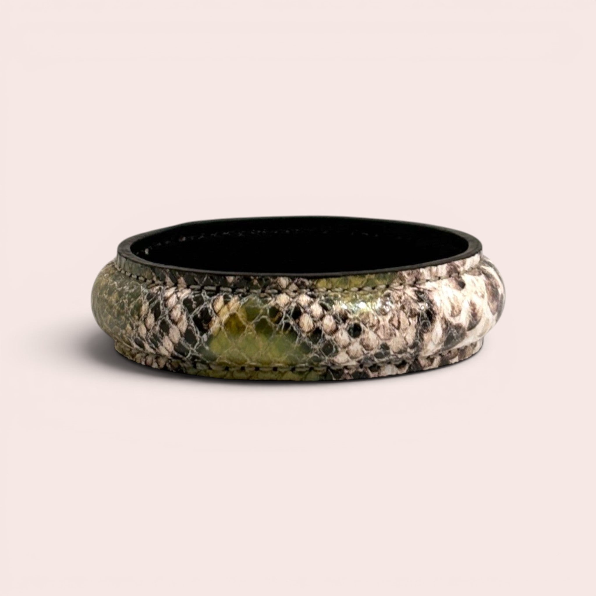 JONC serpent ivoire kaki