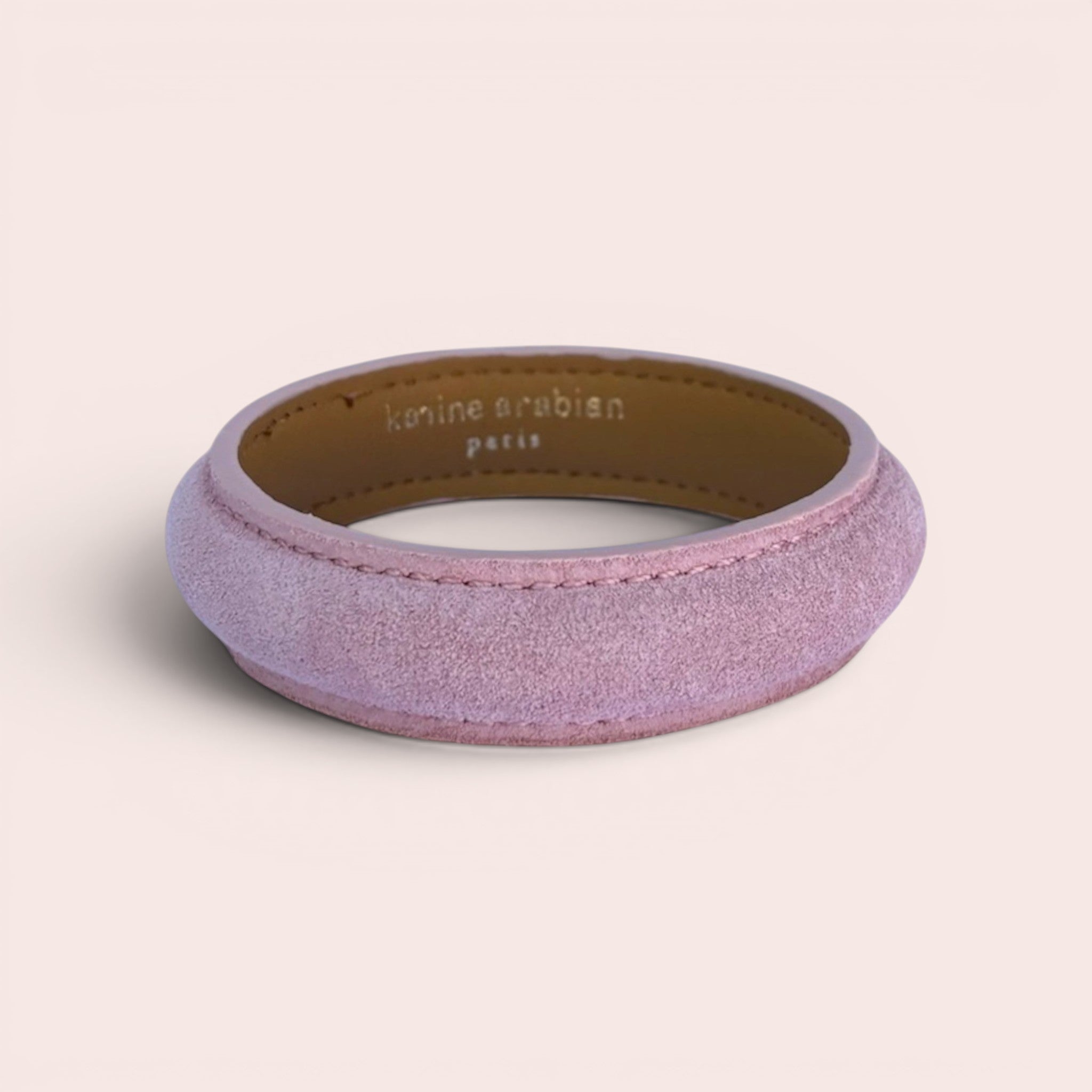 JONC velours rose pâle